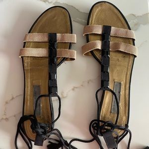 Alberta Ferretti Sandals Embellished Strappy